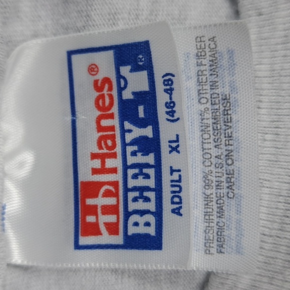 Y2K Vintage Bike Week spell out skull logo graphic XL Heather Grey t-shirt - Picture 6 of 6